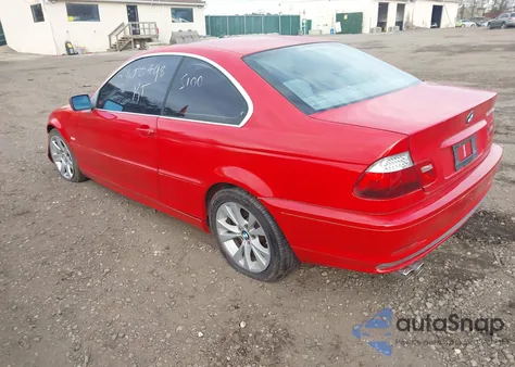 2003 BMW 325Ci из США, поврежденный, VIN WBABN33443PC99613